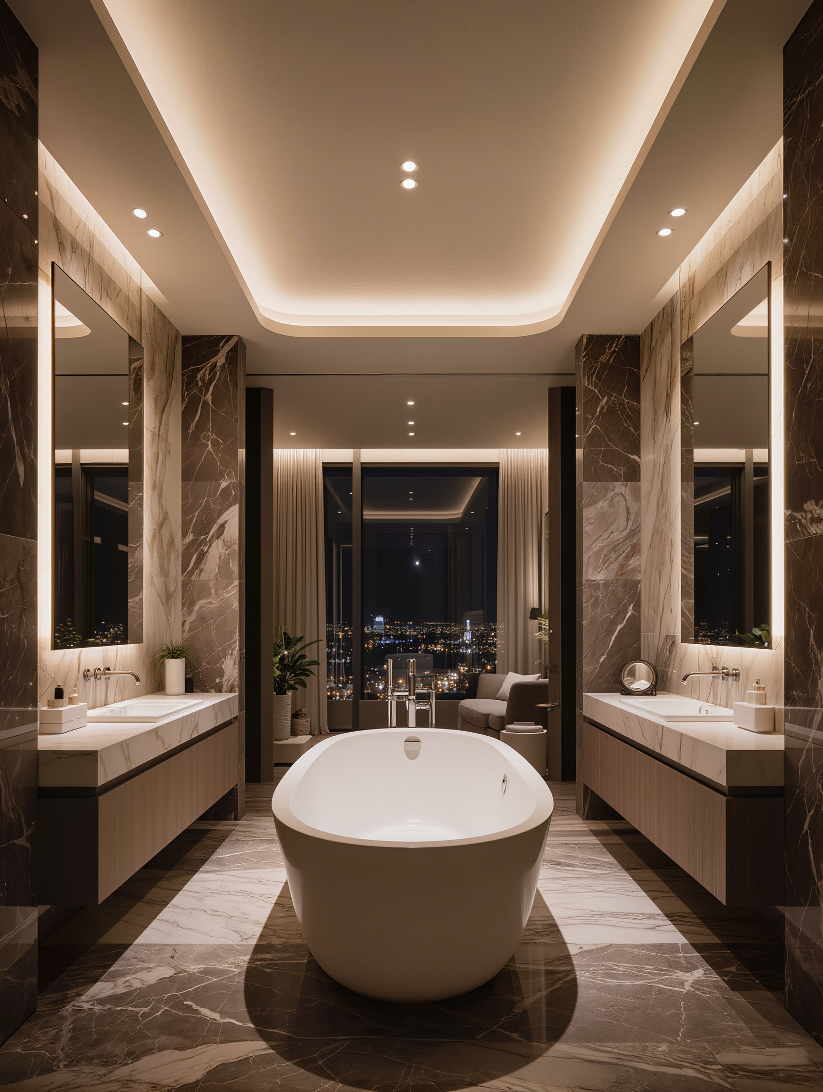 Steam shower installation