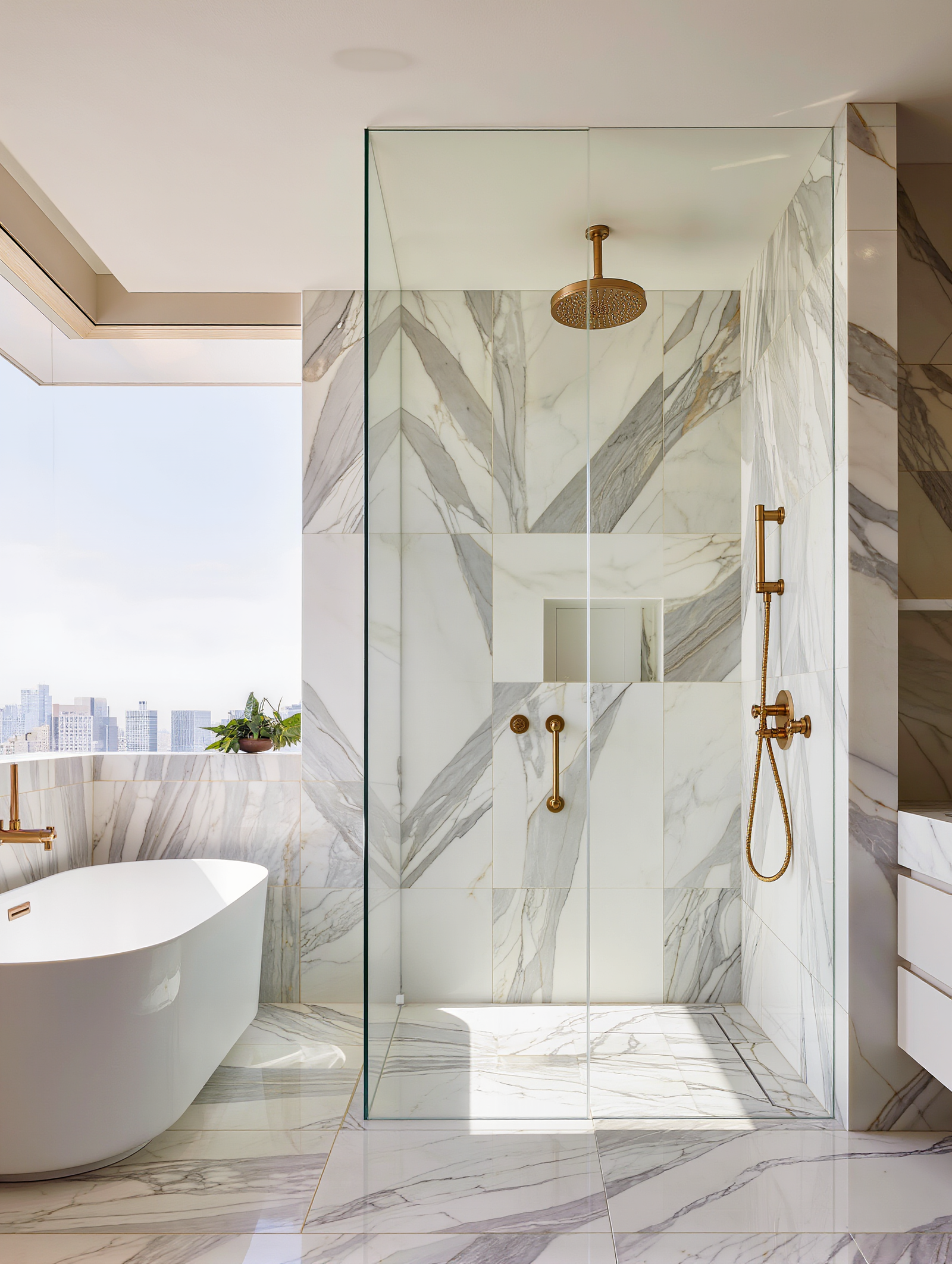 Master bath remodel, Beverly Hills